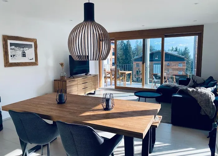 Moderne Nahe Bergbahnen Apartamento Laax